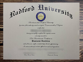 Get Radford University fake diploma.