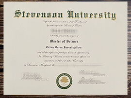 Get Stevenson University fake diploma online.