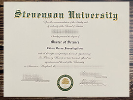 Get Stevenson University fake diploma online.