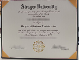Get Strayer University fake diploma.