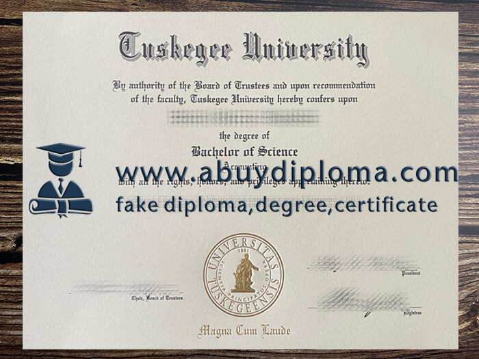 Buy Tuskegee University fake diploma, Fake TU degree.
