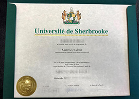 Make Université de Sherbrooke diploma online.