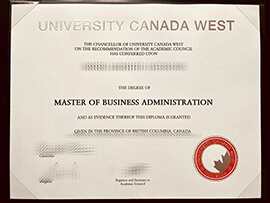 Get University Canada West fake diploma.