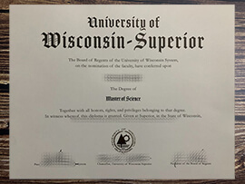 Obtain University of Wisconsin-Superior fake diploma.