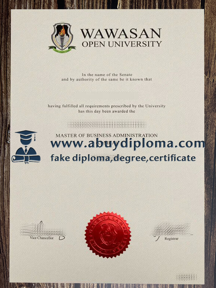 Buy Wawasan Open University fake diploma, Fake WOU degree.
