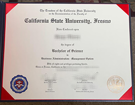 Order California State University, Fresno fake diploma.