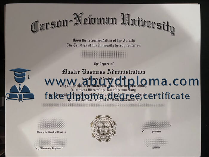 Buy Carson-Newman University fake diploma.