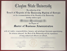 Get Clayton State University fake diploma online.