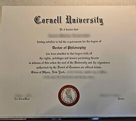 Buy Cornell University fake diploma.