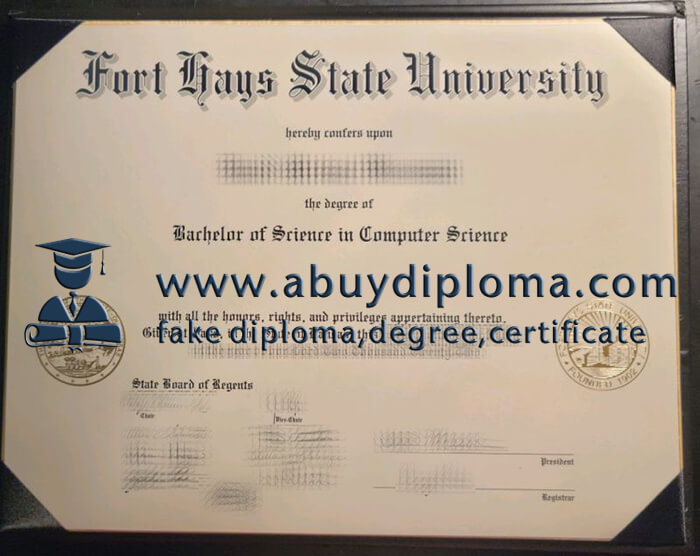 Buy Fort Hays State University fake diploma.