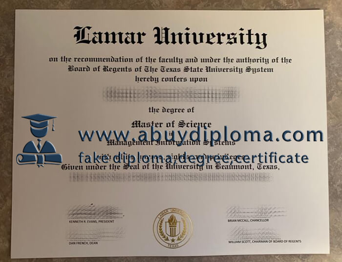 Buy Lamar University fake diploma online.