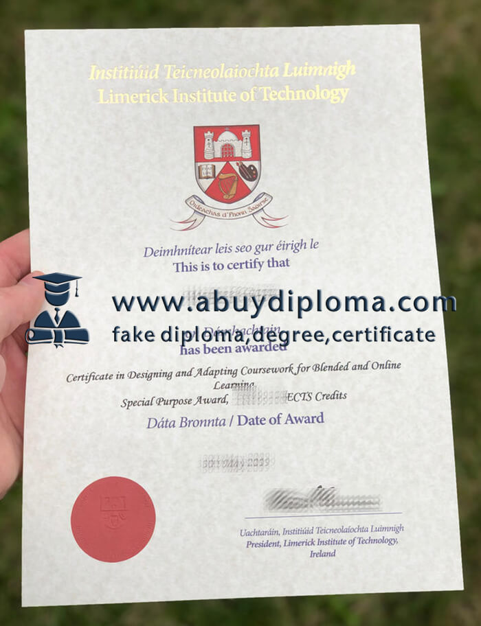 Buy Limerick Institute of Technology fake diploma, Fake LIT degree.