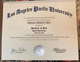 Obtain Los Angeles Pacific University fake diploma.