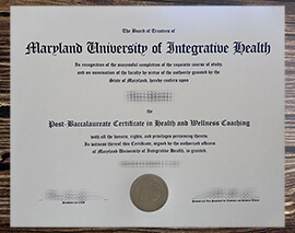 Get Maryland University of Integrative Health fake diploma.