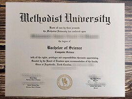 Fake Methodist University diploma online.