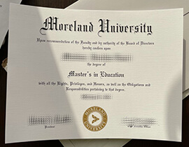 Order Moreland University fake diploma online.