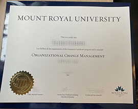 Get Mount Royal University fake diploma.