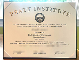 Get Pratt Institute fake diploma.