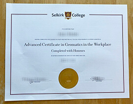Obtain Selkirk College fake diploma online.