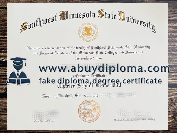 Buy Southwest Minnesota State University fake diploma, Fake SMSU degree.