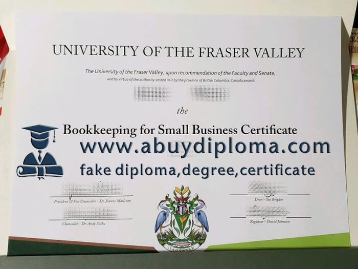 Buy University of The Fraser Valley fake diploma, Fake UFV degree.