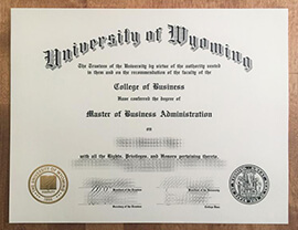 Get University of Wyoming fake diploma.