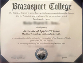 Get Brazosport College fake diploma.