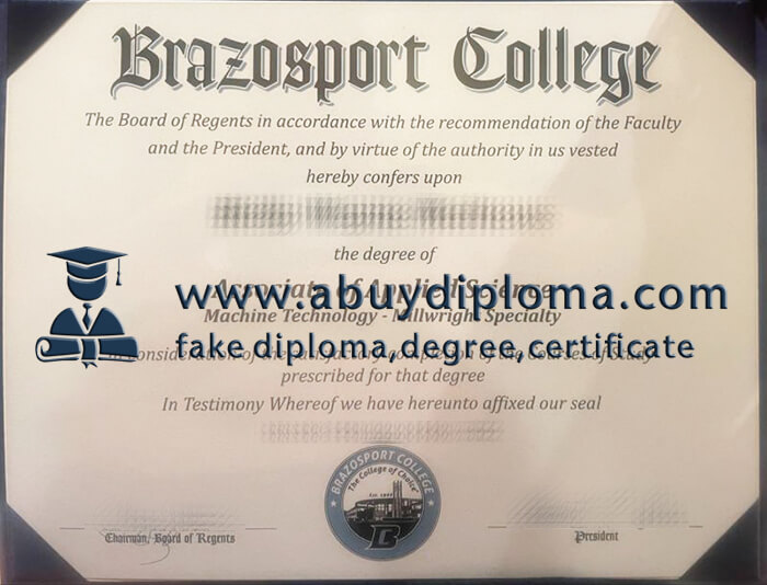 Buy Brazosport College fake diploma, Fake BC degree online.