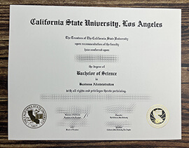 Get California State University, Los Angeles fake diploma.