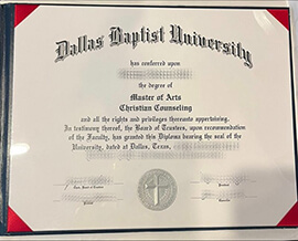 Get Dallas Baptist University fake diploma.