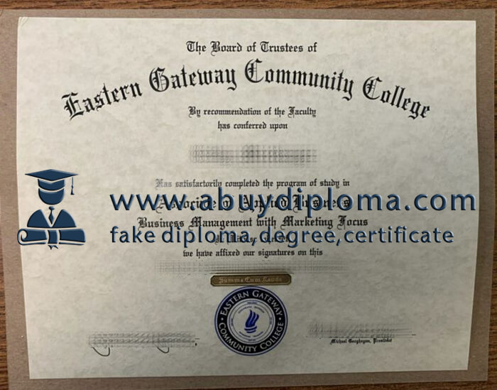 Get Eastern Gateway Community College fake diploma.