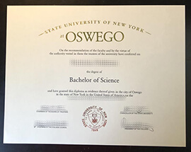 Order SUNY OSWEGO fake diploma online.