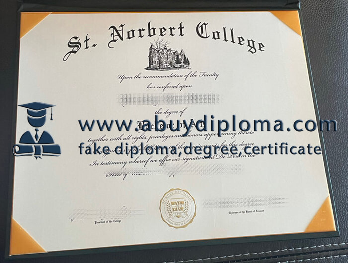 Buy St Norbert College fake diploma online.
