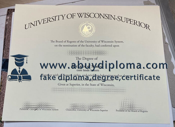 Buy University of Wisconsin-Superior fake diploma.