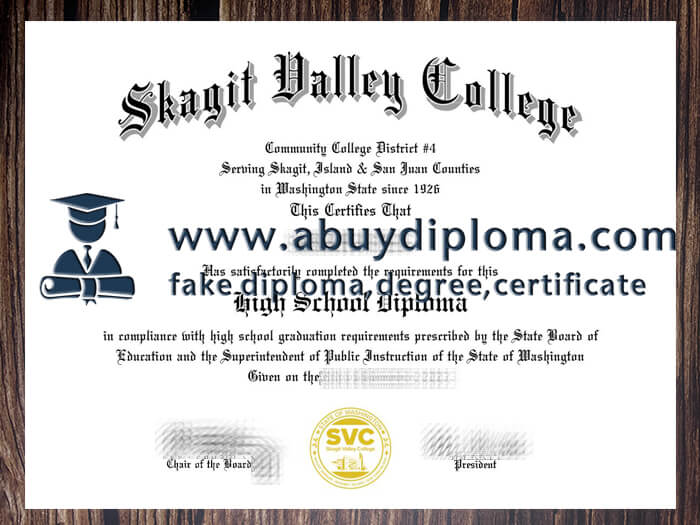 Buy Skagit Valley College fake diploma online.